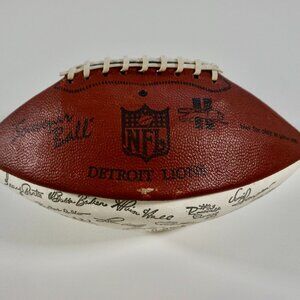 Detroit Lions 1977 Facsimile Signature Souvenir Football Vintage
